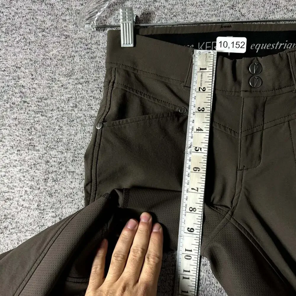 Kerrits Women's Size Small Brown Nylon Skinny Leg Seated Equestrian Pants